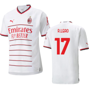 Puma (XL) 2022-2023 AC Milan Authentic Away Shirt (R.LEAO 17) Puma (XL) 2022-2023 AC Milan Authentic Away Shirt (R.LEAO 17)