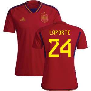 adidas (3XL) 2022-2023 Spain Home Shirt (LAPORTE 24) adidas (3XL) 2022-2023 Spain Home Shirt (LAPORTE 24)