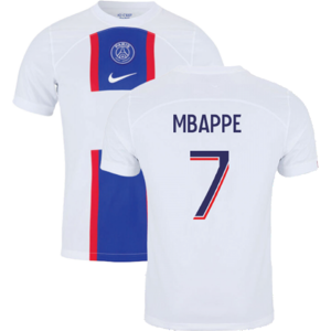 Nike (S) 2022-2023 PSG Third Shirt (MBAPPE 7) Nike (S) 2022-2023 PSG Third Shirt (MBAPPE 7)
