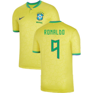 Nike (XL) 2022-2023 Brazil Home Shirt (RONALDO 9) Nike (XL) 2022-2023 Brazil Home Shirt (RONALDO 9)
