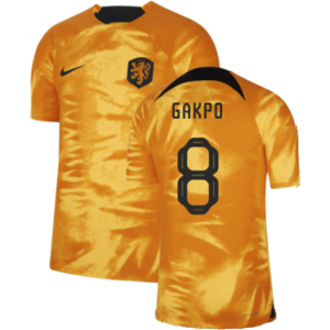 Nike (L) 2022-2023 Holland Home Dri-Fit ADV Match Shirt (Gakpo 8) Nike (L) 2022-2023 Holland Home Dri-Fit ADV Match Shirt (Gakpo 8)