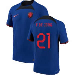 Nike (XXL) 2022-2023 Holland Away Vapor Shirt (F De Jong 21) Nike (XXL) 2022-2023 Holland Away Vapor Shirt (F De Jong 21)