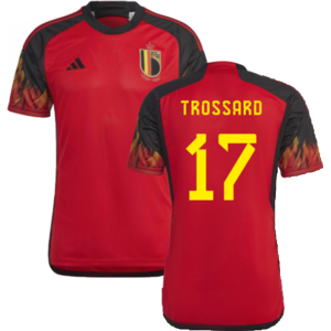 adidas (XS) 2022-2023 Belgium Home Shirt (Trossard 17) adidas (XS) 2022-2023 Belgium Home Shirt (Trossard 17)
