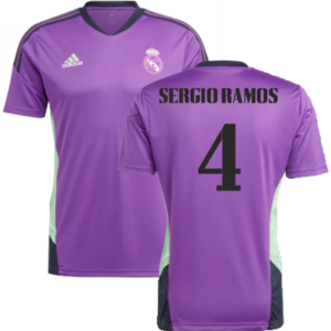 adidas (XXL) 2022-2023 Real Madrid Condivo Training Jersey (Purple) (SERGIO RAMOS 4) adidas (XXL) 2022-2023 Real Madrid Condivo Training Jersey (Purple) (SERGIO RAMOS 4)