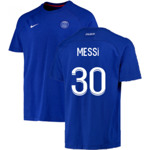 Nike (M) 2022-2023 PSG CL Training Shirt (Blue) (MESSI 30) Nike (M) 2022-2023 PSG CL Training Shirt (Blue) (MESSI 30)