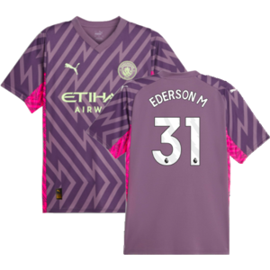 Puma (3XL) 2023-2024 Man City Goalkeeper Shirt (Purple Charcoal) (Ederson M 31) Puma (3XL) 2023-2024 Man City Goalkeeper Shirt (Purple Charcoal) (Ederson M 31)