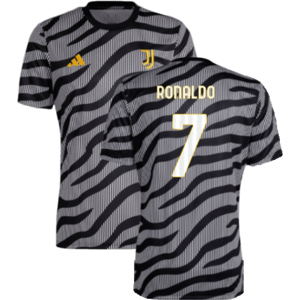 adidas (M) 2023-2024 Juventus Pre-Match Shirt (Black) (RONALDO 7) adidas (M) 2023-2024 Juventus Pre-Match Shirt (Black) (RONALDO 7)