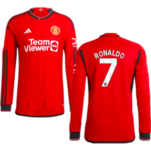 adidas (XXL) 2023-2024 Man Utd Authentic Long Sleeve Home Shirt (Ronaldo 7) adidas (XXL) 2023-2024 Man Utd Authentic Long Sleeve Home Shirt (Ronaldo 7)