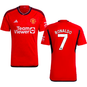 Adidas Ronaldo 7 Red 2023-2024 Manchester United Home Shirt Adidas Ronaldo 7 Red 2023-2024 Manchester United Home Shirt