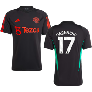 adidas (L) 2023-2024 Man Utd Training Jersey (Black) (Garnacho 17) adidas (L) 2023-2024 Man Utd Training Jersey (Black) (Garnacho 17)