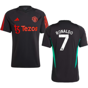 adidas (L) 2023-2024 Man Utd Training Jersey (Black) (Ronaldo 7) adidas (L) 2023-2024 Man Utd Training Jersey (Black) (Ronaldo 7)