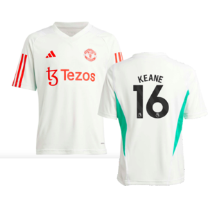adidas (XXL) 2023-2024 Man Utd Training Jersey (White) - Kids (Keane 16) adidas (XXL) 2023-2024 Man Utd Training Jersey (White) - Kids (Keane 16)