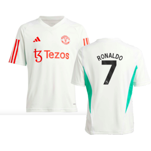 adidas (XXL) 2023-2024 Man Utd Training Jersey (White) - Kids (Ronaldo 7) adidas (XXL) 2023-2024 Man Utd Training Jersey (White) - Kids (Ronaldo 7)