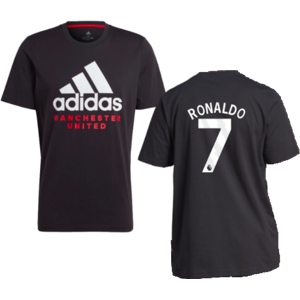 adidas (M) 2023-2024 Man Utd DNA Graphic Tee (Black) (Ronaldo 7) adidas (M) 2023-2024 Man Utd DNA Graphic Tee (Black) (Ronaldo 7)
