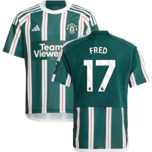 adidas (XXL) 2023-2024 Man Utd Away Shirt (Kids) (Fred 17) adidas (XXL) 2023-2024 Man Utd Away Shirt (Kids) (Fred 17)