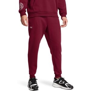 Under Armour Men's Rival Fleece Joggers 625 Cardinal / / White X-Small Under Armour Men's Rival Fleece Joggers 625 Cardinal / / White X-Small