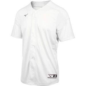 Mizuno Aerolite Full Button Baseball Jersey White XX-Large Mizuno Aerolite Full Button Baseball Jersey White XX-Large