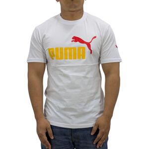 (White, 2XL) Puma Mens T Shirt Essentials Logo Crew Neck Pullover Top (White, 2XL) Puma Mens T Shirt Essentials Logo Crew Neck Pullover Top