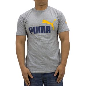 (Grey, 2XL) Puma Mens T Shirt Essentials Logo Crew Neck Pullover Top (Grey, 2XL) Puma Mens T Shirt Essentials Logo Crew Neck Pullover Top