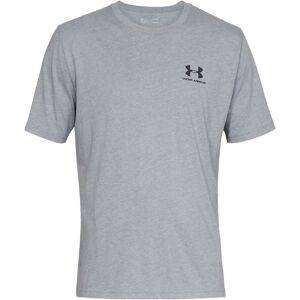 (XL, Light Steel Heather/Black) Under Armour Mens Sportstyle Short-Sleeved T-Shi (XL, Light Steel Heather/Black) Under Armour Mens Sportstyle Short-Sleeved T-Shi