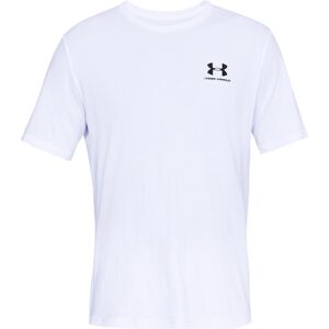 (XL, White/Black) Under Armour Mens Sportstyle Short-Sleeved T-Shirt (XL, White/Black) Under Armour Mens Sportstyle Short-Sleeved T-Shirt