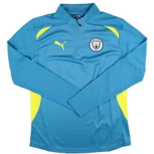 Puma (XL) 2024-2025 Man City Training 1/4 Zip Top Pro (Magic Blue) Puma (XL) 2024-2025 Man City Training 1/4 Zip Top Pro (Magic Blue)