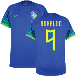 Nike (XL) 2022-2023 Brazil Away Shirt (RONALDO 9) Nike (XL) 2022-2023 Brazil Away Shirt (RONALDO 9)