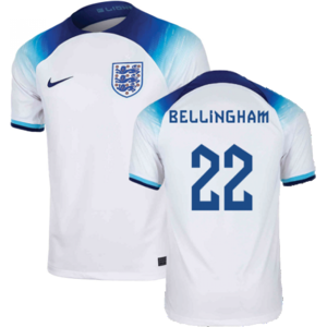 Nike (XL) 2022-2023 England Home Shirt (Bellingham 22) Nike (XL) 2022-2023 England Home Shirt (Bellingham 22)