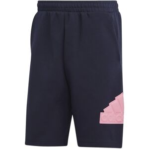 (M, Navy/Pink) Adidas Mens Future Icons Badge of Sport Shorts (M, Navy/Pink) Adidas Mens Future Icons Badge of Sport Shorts