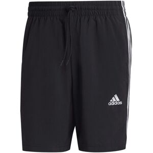 (L, Black) Adidas Mens Essentials Chelsea Aeroready 3 Stripes Shorts (L, Black) Adidas Mens Essentials Chelsea Aeroready 3 Stripes Shorts