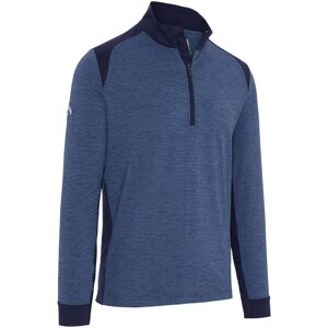 (L, Peacoat Heather) Callaway Golf Mens 2025 Soft Touch Blocked 1/4 Zip Water Re (L, Peacoat Heather) Callaway Golf Mens 2025 Soft Touch Blocked 1/4 Zip Water Re