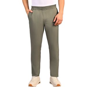 (XL R, Olive/Grey) Skechers Mens Downtown Classic Jogging Bottoms (XL R, Olive/Grey) Skechers Mens Downtown Classic Jogging Bottoms