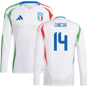 adidas (3XL) 2024-2025 Italy Long Sleeve Away Shirt (CHIESA 14) adidas (3XL) 2024-2025 Italy Long Sleeve Away Shirt (CHIESA 14)