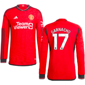 adidas (3XL) 2023-2024 Man Utd Long Sleeve Home Shirt (Garnacho 17) adidas (3XL) 2023-2024 Man Utd Long Sleeve Home Shirt (Garnacho 17)