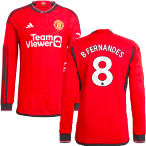 adidas (XXL) 2023-2024 Man Utd Long Sleeve Home Shirt (B Fernandes 8) adidas (XXL) 2023-2024 Man Utd Long Sleeve Home Shirt (B Fernandes 8)