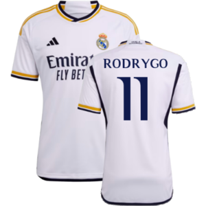 adidas (XXL) 2023-2024 Real Madrid Home Shirt (Rodrygo 11) adidas (XXL) 2023-2024 Real Madrid Home Shirt (Rodrygo 11)