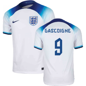 Nike (XXL) 2022-2023 England Home Shirt (Gascoigne 9) Nike (XXL) 2022-2023 England Home Shirt (Gascoigne 9)