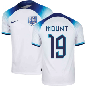 Nike (XXL) 2022-2023 England Home Shirt (MOUNT 19) Nike (XXL) 2022-2023 England Home Shirt (MOUNT 19)
