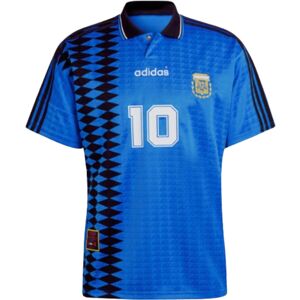 Adidas Argentina Diego Maradona 1994 Away Shirt - Blue - Jersey Adidas Argentina Diego Maradona 1994 Away Shirt - Blue - Jersey