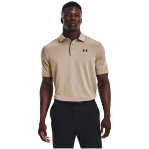 Under Armour Men's Tech Golf Polo (236) Sahara / / Black Small Under Armour Men's Tech Golf Polo (236) Sahara / / Black Small