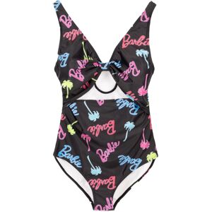 (M, Black) Barbie Womens/Ladies Palm Tree Logo One Piece Swimsuit (M, Black) Barbie Womens/Ladies Palm Tree Logo One Piece Swimsuit