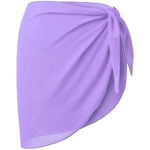 Unbranded (Purple) Women's Summer Beach Bikini Cover Up Skirt Holiday Casual Swimwear Plai Unbranded (Purple) Women's Summer Beach Bikini Cover Up Skirt Holiday Casual Swimwear Plai