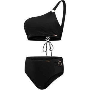 Speedo Womens/Ladies Asymmetric Front Tie Bikini Set Speedo Womens/Ladies Asymmetric Front Tie Bikini Set