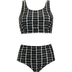 (16 UK, Monochrome) Regatta Womens/Ladies Orla Kiely Poppy Reversible Bikini Set (16 UK, Monochrome) Regatta Womens/Ladies Orla Kiely Poppy Reversible Bikini Set