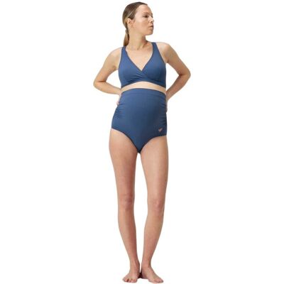(8 UK, Blue) Speedo Womens/Ladies Mathi Wai High Waist Maternity Bikini Set (8 UK, Blue) Speedo Womens/Ladies Mathi Wai High Waist Maternity Bikini Set