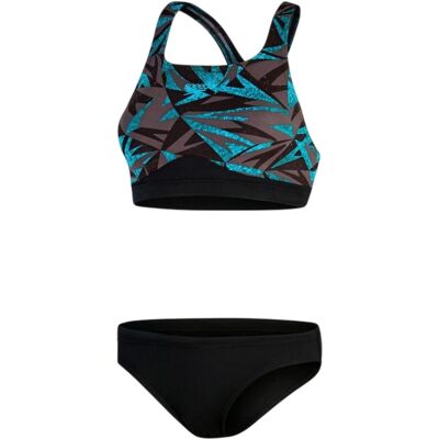 Speedo Womens/Ladies Geometric Racerback Bikini Set Speedo Womens/Ladies Geometric Racerback Bikini Set