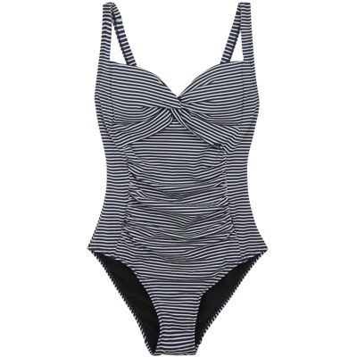 Regatta Navy/White Stripe Seersucker Swimsuit - 12 UK Regatta Navy/White Stripe Seersucker Swimsuit - 12 UK