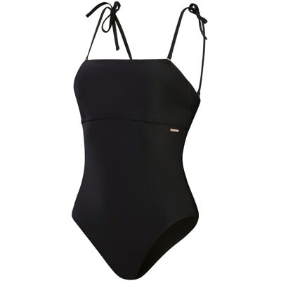 (20 UK, Black) Speedo Womens/Ladies Logo Bandeau Shaping One Piece Swimsuit (20 UK, Black) Speedo Womens/Ladies Logo Bandeau Shaping One Piece Swimsuit
