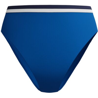 (XS, Blue) Speedo Womens/Ladies Logo High Waist Bikini Bottoms (XS, Blue) Speedo Womens/Ladies Logo High Waist Bikini Bottoms