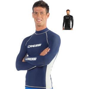 Cressi Men's Lycra Skin Long Sleeve Rash Guard UV Sun Protection (UPF) 50+, Blue Cressi Men's Lycra Skin Long Sleeve Rash Guard UV Sun Protection (UPF) 50+, Blue